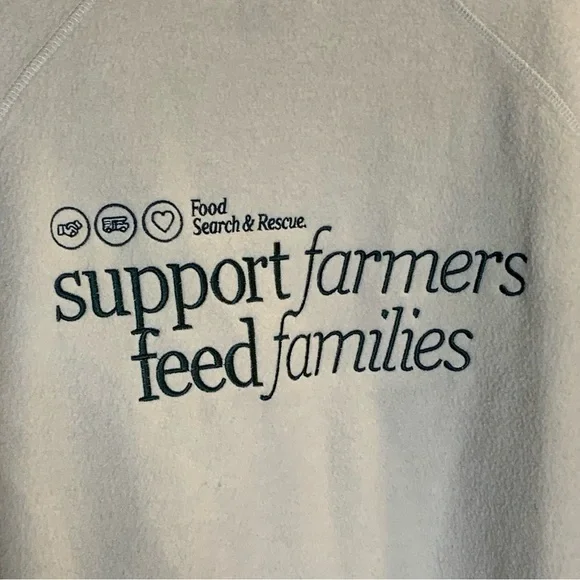 FEAT. Blanket blend soft Crewneck Sweatshirt in Oatmilk Size XXL - Picture 6 of 13